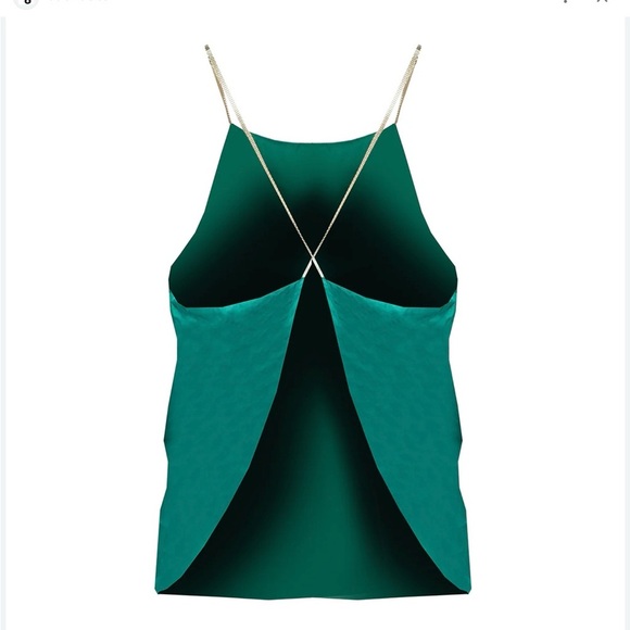 Marciano woman’s emerald green backless top medium - Picture 10 of 11